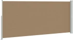 vidaXL Ανακλινόμενος Πλευρικός Απλώστρα Taupe 600 x 200 εκ.