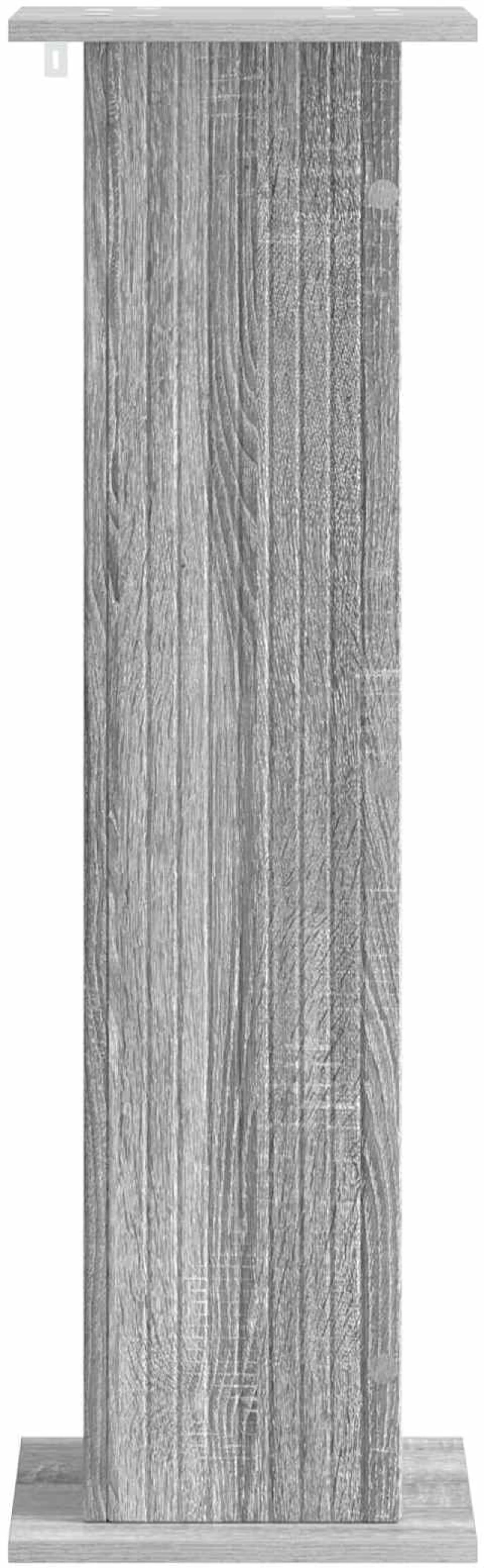vidaXL Βάση φυτών 2 pcs Γκρι Sonoma 30,5 x 30 x 100,5 εκ