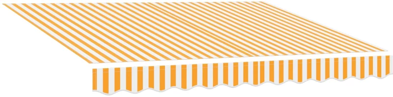 vidaXL Χειροκίνητη αναδιπλούμενη τέντα με LED 3 x 2 m