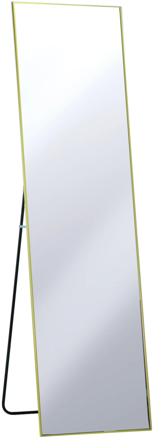 Καθρέπτης Δαπέδου Χρυσό Μέταλλο/Γυαλί 46x168cm