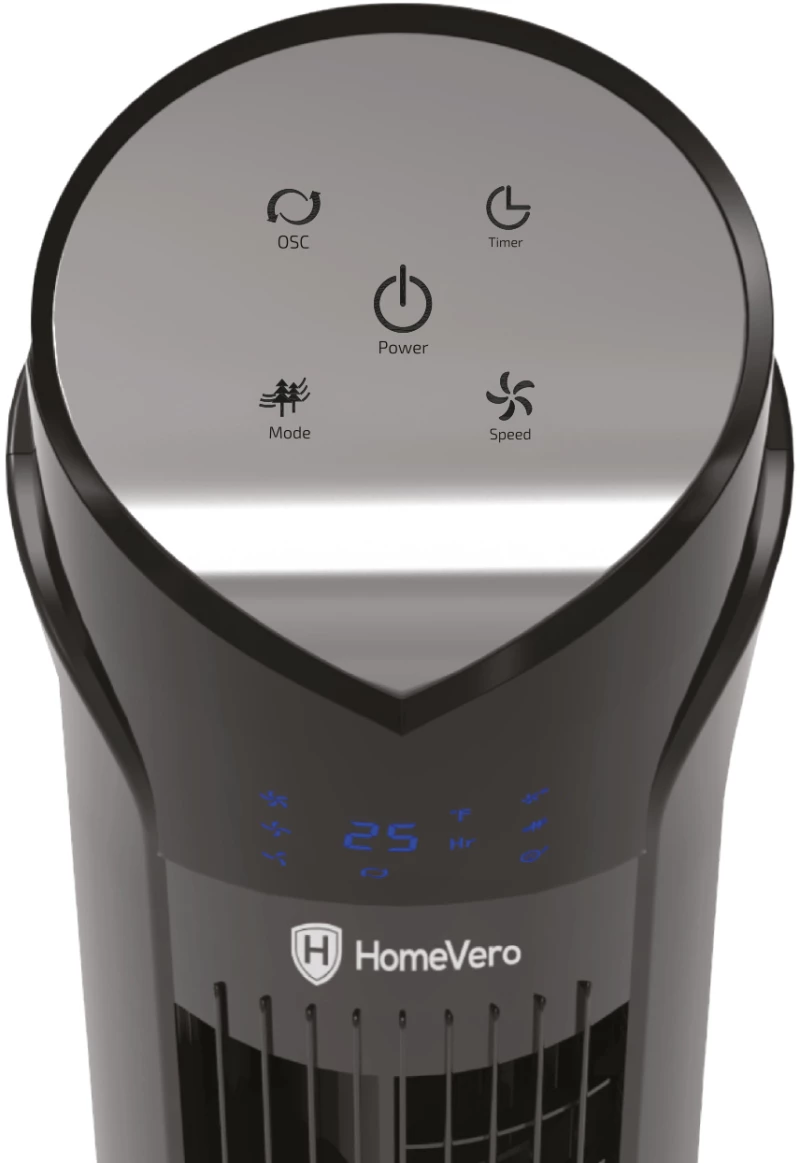 HomeVero 41" Tower Fan with RC and Wifi Tuya App HV-DTF45WB