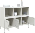 vidaXL Ντουλάπι Λευκό 100,5x39x79 εκ. από Χάλυβα