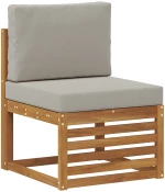 vidaXL Σετ Καναπέ με μαξιλάρι 6 pcs Στερεό Ξύλο Ακακίας