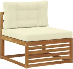 vidaXL Σετ Καναπέ με μαξιλάρι 10 pcs Στερεό Ξύλο Ακακίας