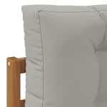 vidaXL Σετ Καναπέ με μαξιλάρι 10 pcs Στερεό Ξύλο Ακακίας