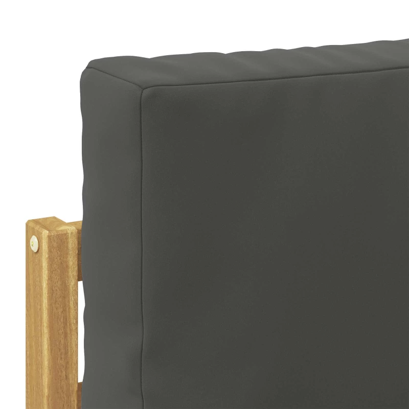 vidaXL Σετ Καναπέ 4 pcs Άσπρο και Ανθρακί 187,5 x 128,5 x 73 εκ