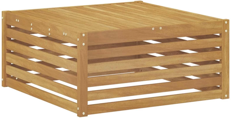 vidaXL Σειρά Καναπέ Εξωτερικού με μαξιλάρι 9 pcs Λευκό και Μπεζ