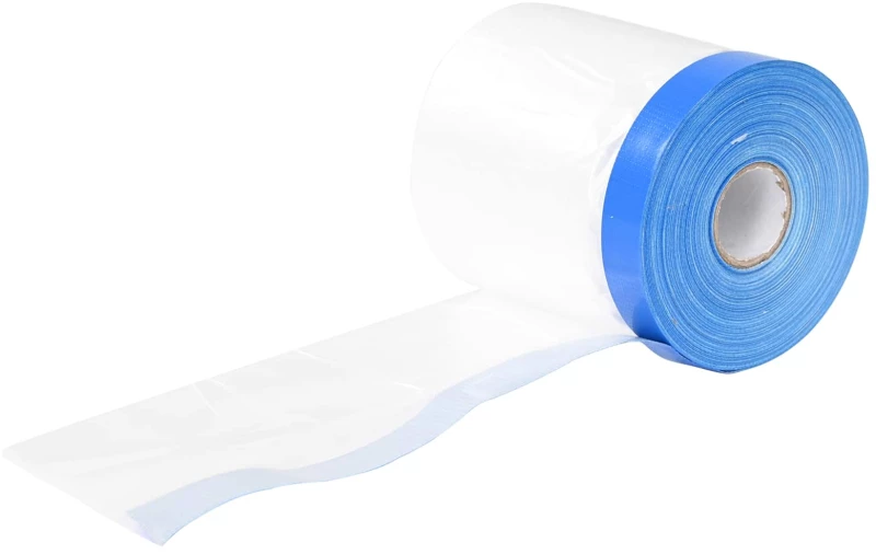 vidaXL Ταινία μάσκας με κόλλα 6 pcs Διαφανές και Μπλε 110 x 2000 εκ.