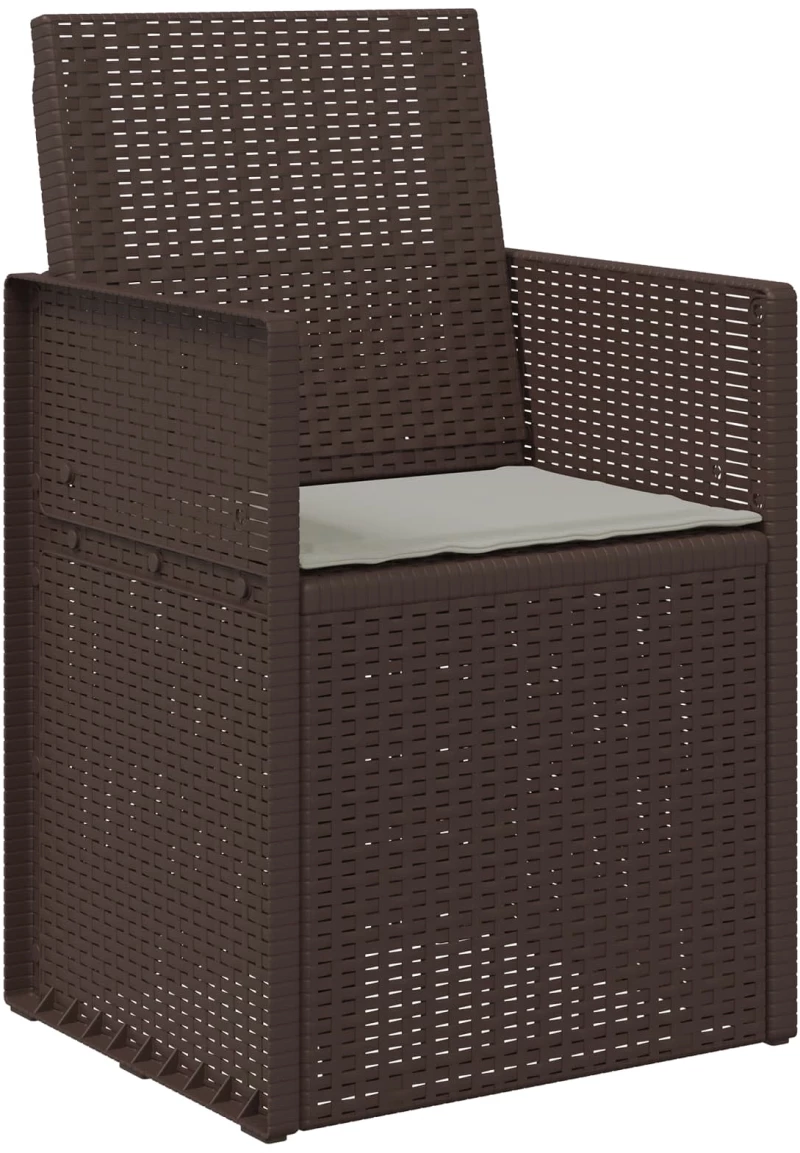 vidaXL Μαξιλάρια καθισμάτων 4 pcs Ανοιχτό γκρι 47 x 36 x 2 εκ.