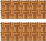 vidaXL Πλάκα Κατασκευής 20 pcs Καφέ 30 x 30 cm Ξύλο Ακακίας