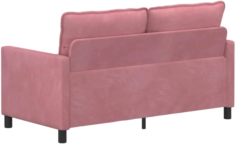 vidaXL Καναπές Ροζ 156 x 81 x 87,5 εκ Βελούδο