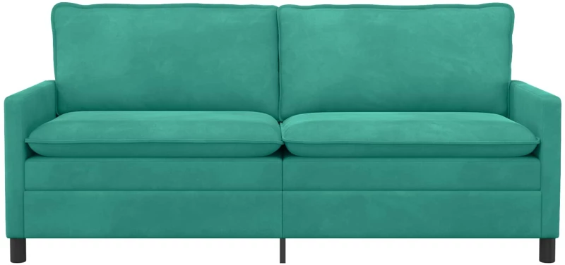 vidaXL Καναπές Τιρκουάζ 196 x 81 x 87,5 εκ. Βελούδο