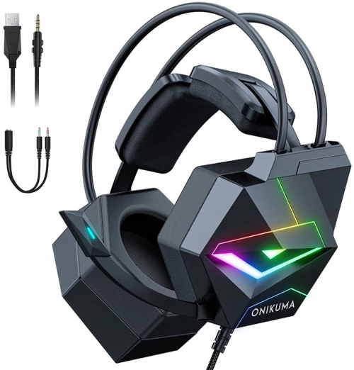 Ακουστικά gaming ONIKUMA X20 (μαύρο)