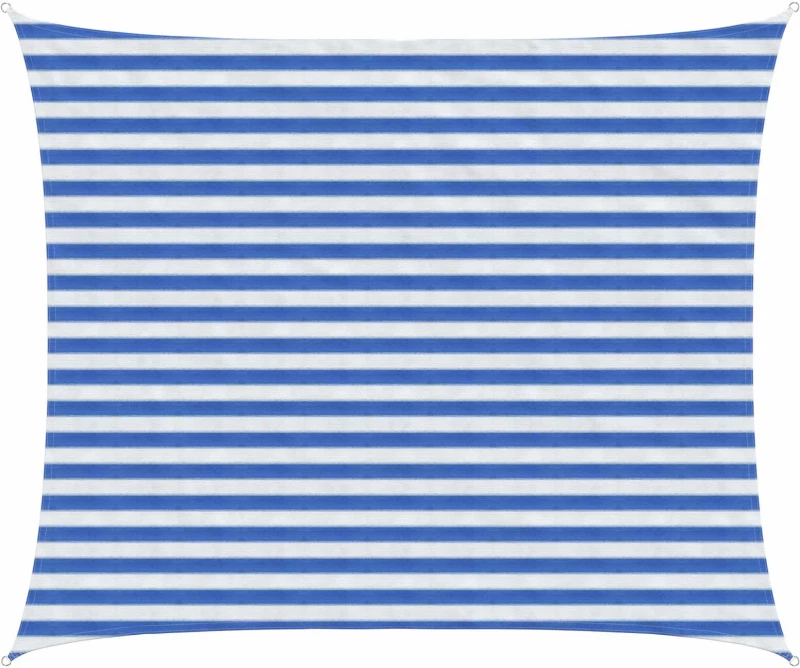 vidaXL Ικανότητα Σκίασης Μπλε και άσπρο 2,5 x 3,5 m HDPE