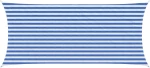vidaXL Ικανότητα Σκίασης Μπλε και άσπρο 2 x 4,5 m HDPE