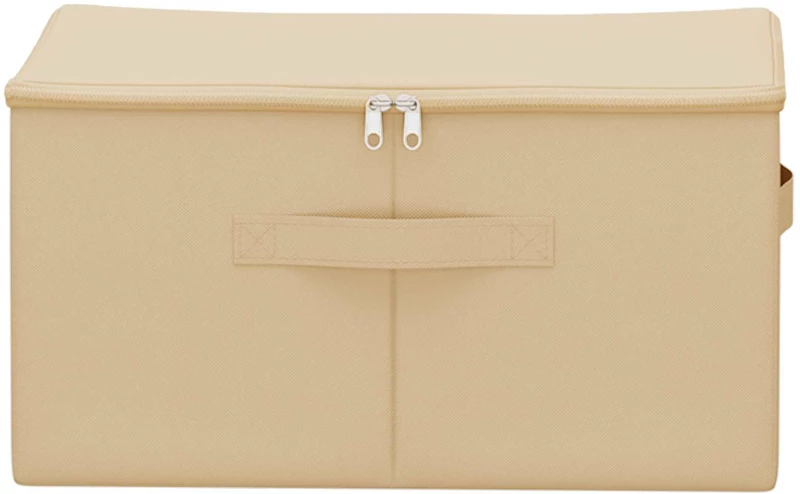 vidaXL Κουτί αποθήκευσης 6 pcs Κρεμ 43 x 34 x 23 εκ. Ύφασμα