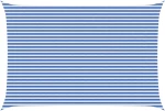 vidaXL Ικανότητα Σκίασης Μπλε και άσπρο 4 x 7 m HDPE