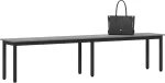 vidaXL παγκάκι Γκρίζο Σονομα 200 x 35 x 45 εκ Επεξεργασμένο ξύλο