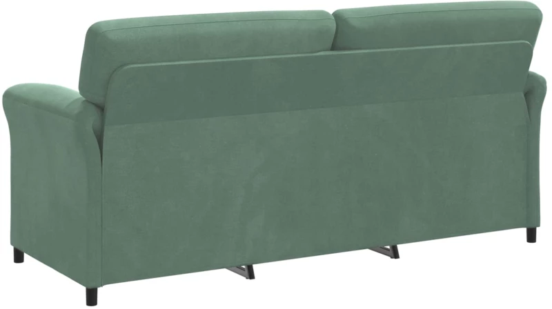vidaXL 3-Θέσιος καναπές Θαλασσί 198 x 83 x 95 εκ. Βελούδο
