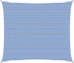 vidaXL Ικανότητα Σκίασης Μπλε και άσπρο 6 x 7 m HDPE