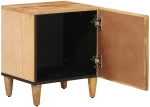 vidaXL Κομοδίνο Καφέ 40 x 33,5 x 46 εκ Στερεό ξύλο μάνγκο