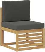 vidaXL Σειρά Καναπέ Εξωτερικού 8 pcs Άσπρο και Ανθρακί