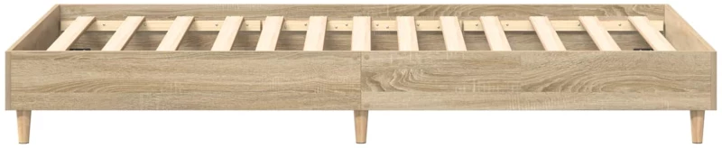 vidaXL Σκελετός Κρεβατιού Sonoma Δρυς 80 x 200 cm Επεξεργασμένο Ξύλο