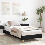 vidaXL Σκελετός Κρεβατιού Μαύρη Δρυς 80 x 200 cm Επεξεργασμένο Ξύλο