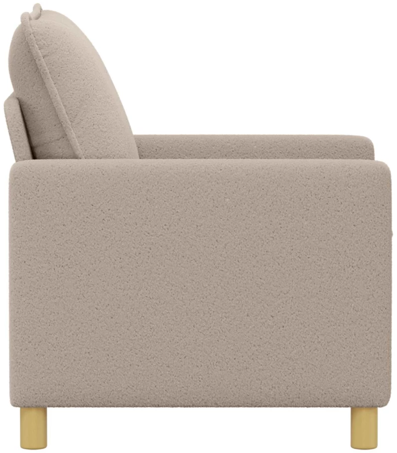 vidaXL Καναπές Ανοιχτό γκρι 76 x 81 x 87,5 εκ Ύφασμα
