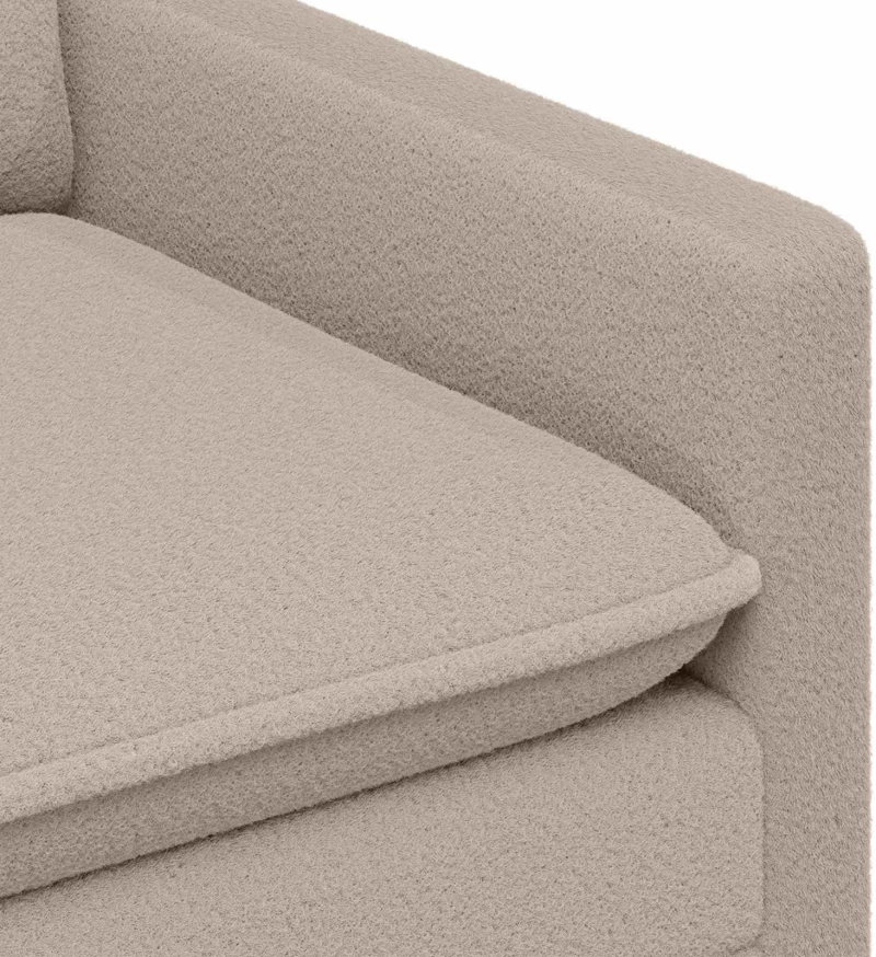 vidaXL Καναπές Ανοιχτό γκρι 76 x 81 x 87,5 εκ Ύφασμα