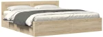 vidaXL Σκελετός Κρεβατιού 2 pcs Σονόμα 193 x 203 cm Επεξεργασμένο ξύλο