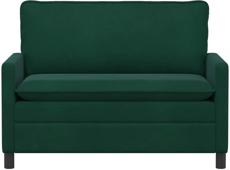 vidaXL Καναπές Σκούρο πράσινο 126 x 81 x 87,5 εκ
