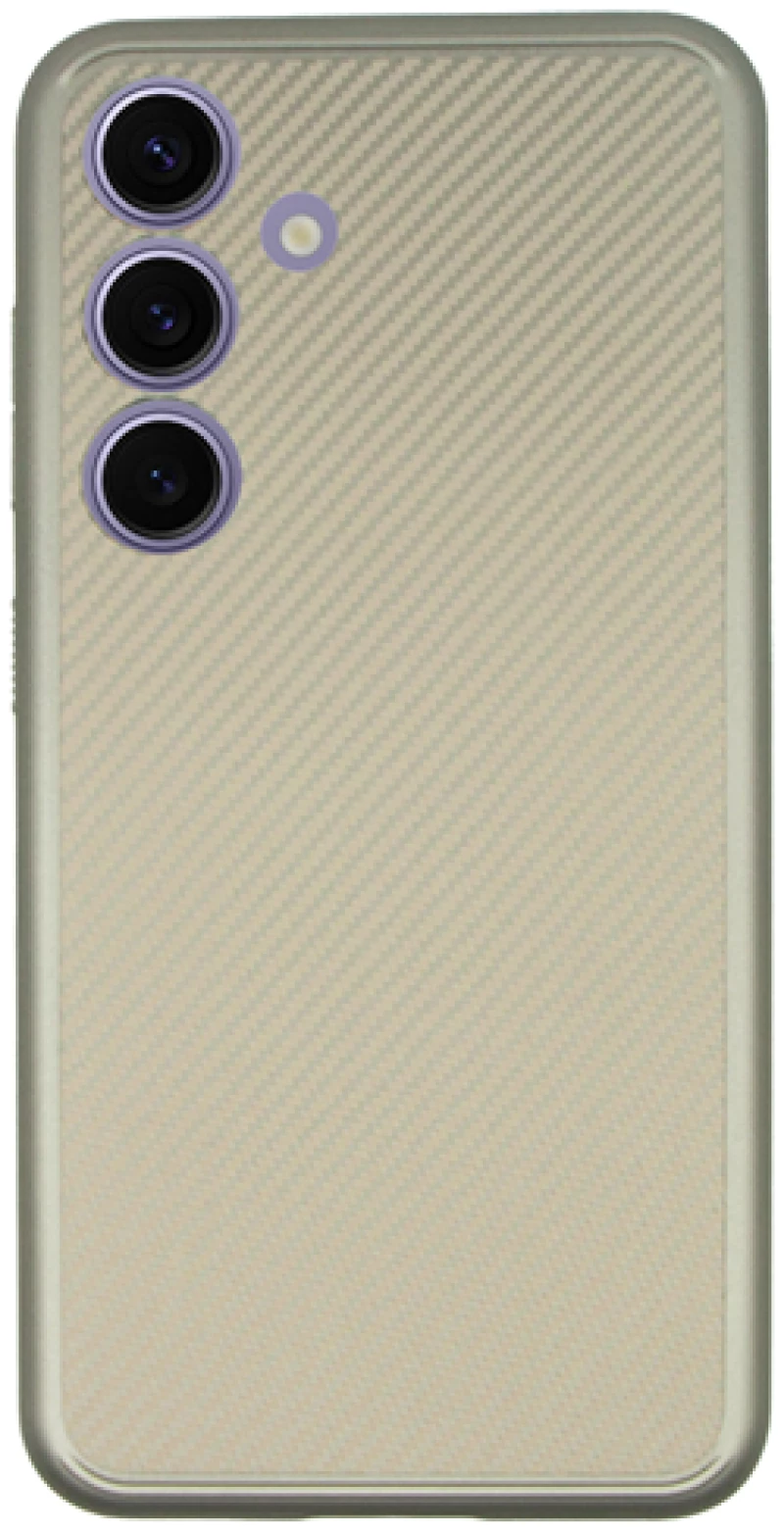 Vivid Carbon Fiber Case Samsung Galaxy S24+ Gold