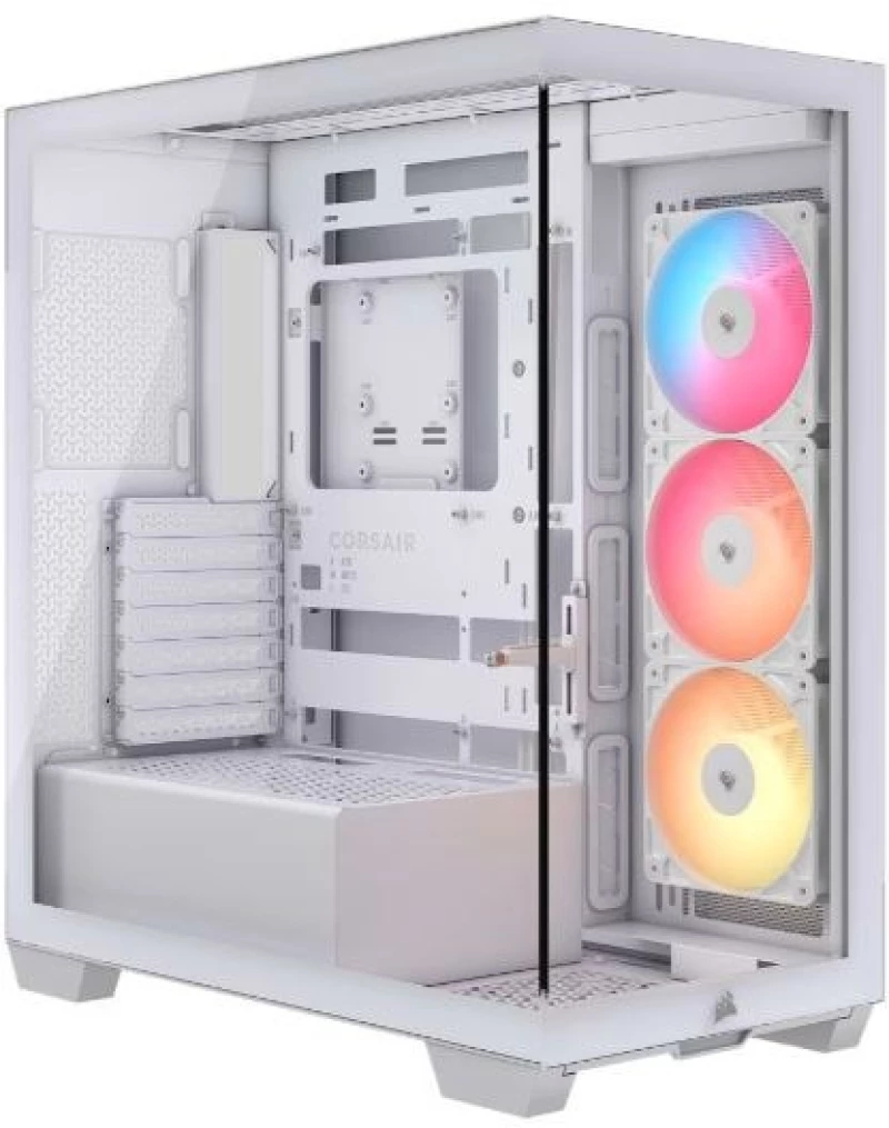 Corsair 3500X ARGB / Mid-Tower Case / Tempered Glass / ATX / White – PN: CC-9011323-WW