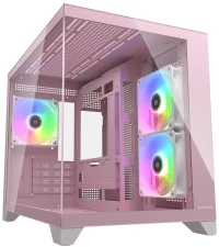 CC-COUGAR Case FV150 Mini RGB, Micro ATX Pink