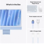 Apple iMac 24-inch with Retina 4.5K display: M4 chip with 10c CPU and 10c GPU, 24GB, 512GB - Blue