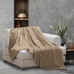 Κουβέρτα Jungle Υπέρδιπλη Καφέ 220 x 240 cm Καφέ 220 x 240 cm