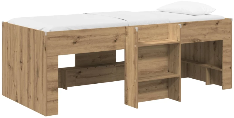 vidaXL Κρεβάτι Υψηλού Στυλ για Παιδιά 2 pcs Artisian Δρυς