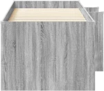 vidaXL Κρεβάτι Υψηλού Στυλ για Παιδιά 2 pcs Γκρι Sonoma