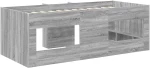 vidaXL Κρεβάτι Υψηλού Στυλ για Παιδιά 2 pcs Γκρι Sonoma