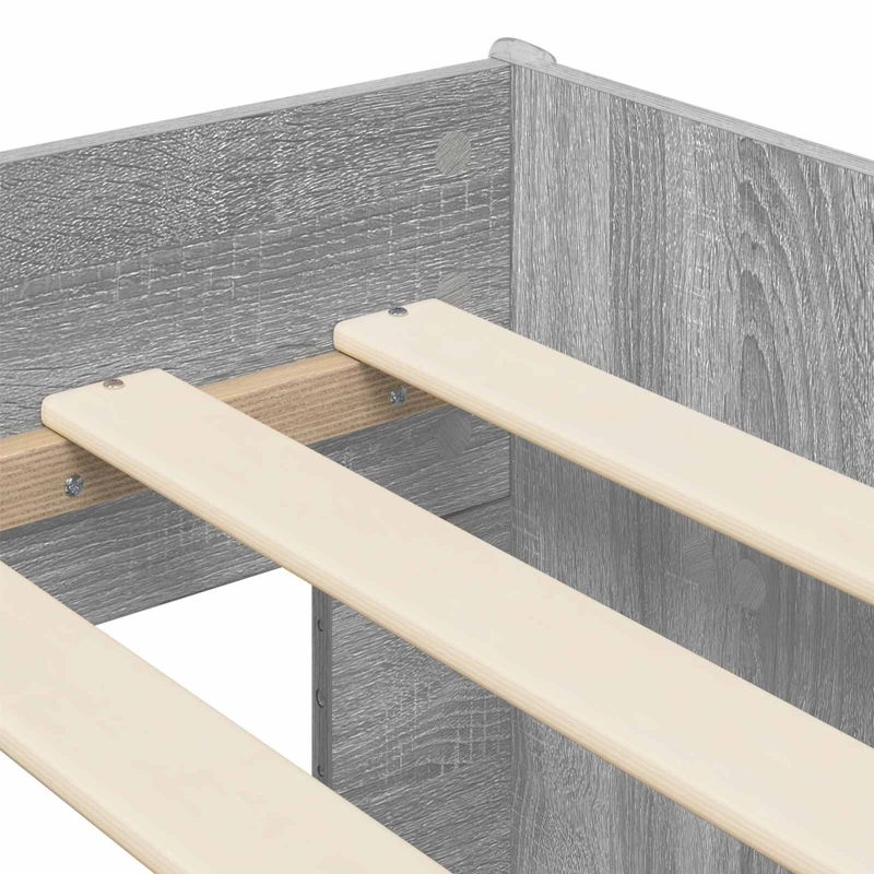 vidaXL Κρεβάτι Υψηλού Στυλ για Παιδιά 2 pcs Γκρι Sonoma
