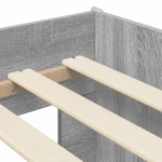 vidaXL Κρεβάτι Υψηλού Στυλ για Παιδιά 2 pcs Γκρι Sonoma