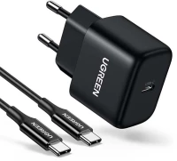 Ugreen USB-C PD Fast Charger 25W CD250 Black (50581)