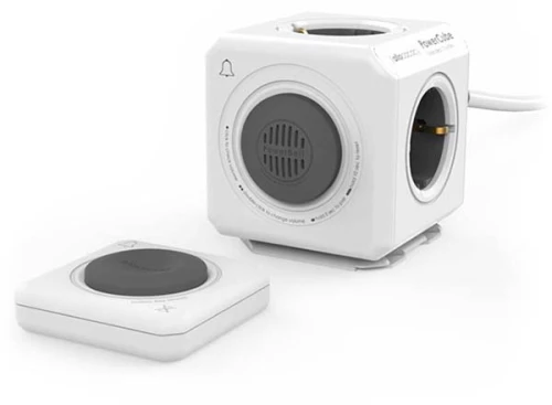 Allocacoc PowerCube | Extended DoorBell | Trolley Grey (10786/DEEXBL)
