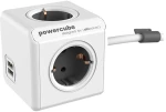 Allocacoc PowerCube | Extended USB | Trolley Grey (1406GY/DEEUPC)