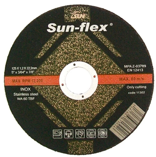 Δίσκος κοπής inox sunflex 55660 Φ125