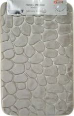 Αντιολισθητικό Πατάκι Μπάνιου Memory Foam Μπεζ 50x80εκ. Ankor 807864