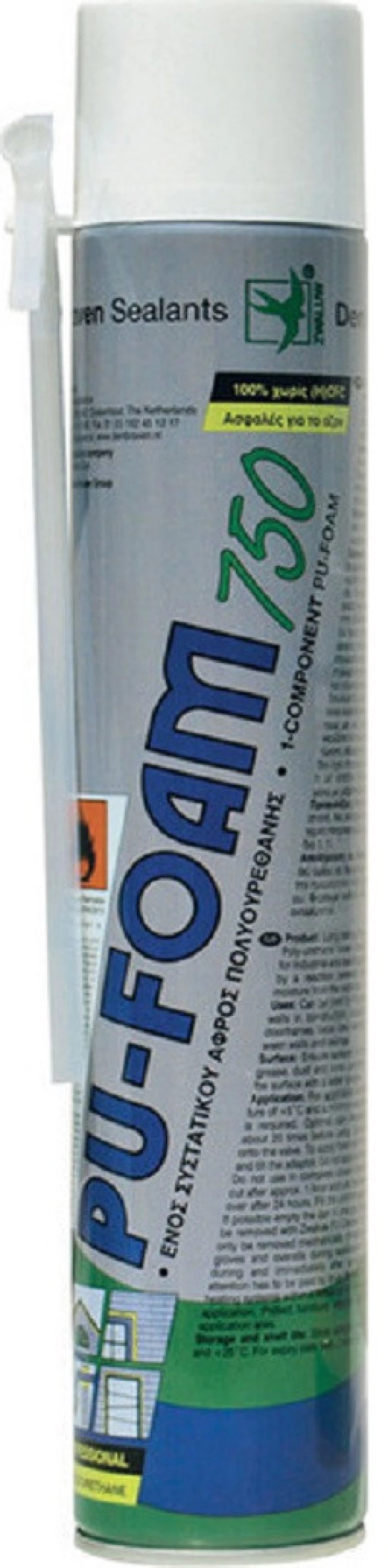 ΑΦΡΟΣ ΠΟΛΥΟΥΡΕΘΑΝΗΣ ΧΕΙΡΟΣ 750ml ZWALUW PU-FOAM