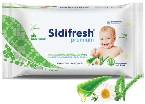 Sidifresh Μωρομάντιλα Premium 70τεμ.