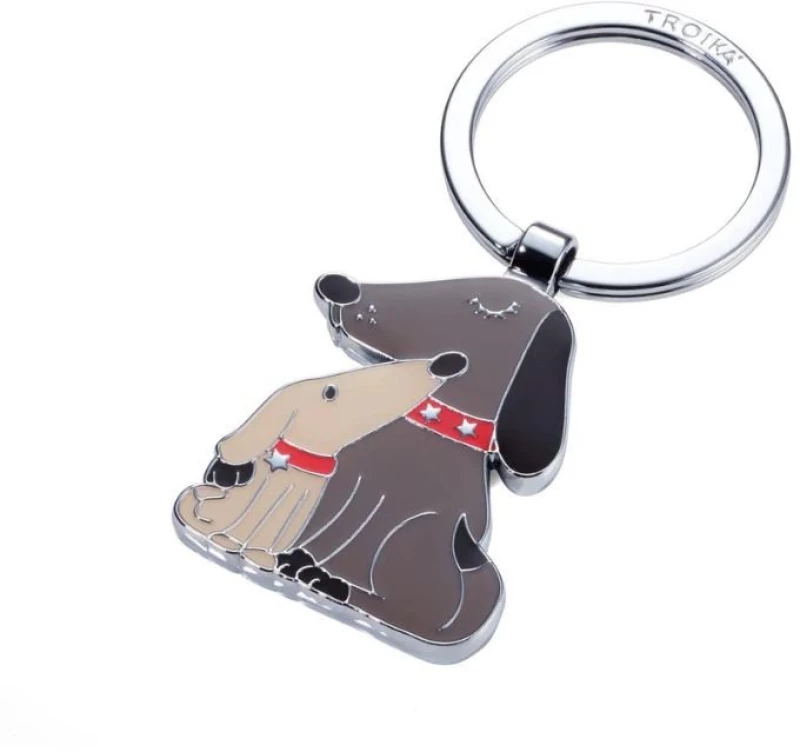 Μπρελόκ Μεταλλικό Troika Dog and Doggy KR18-05/BR